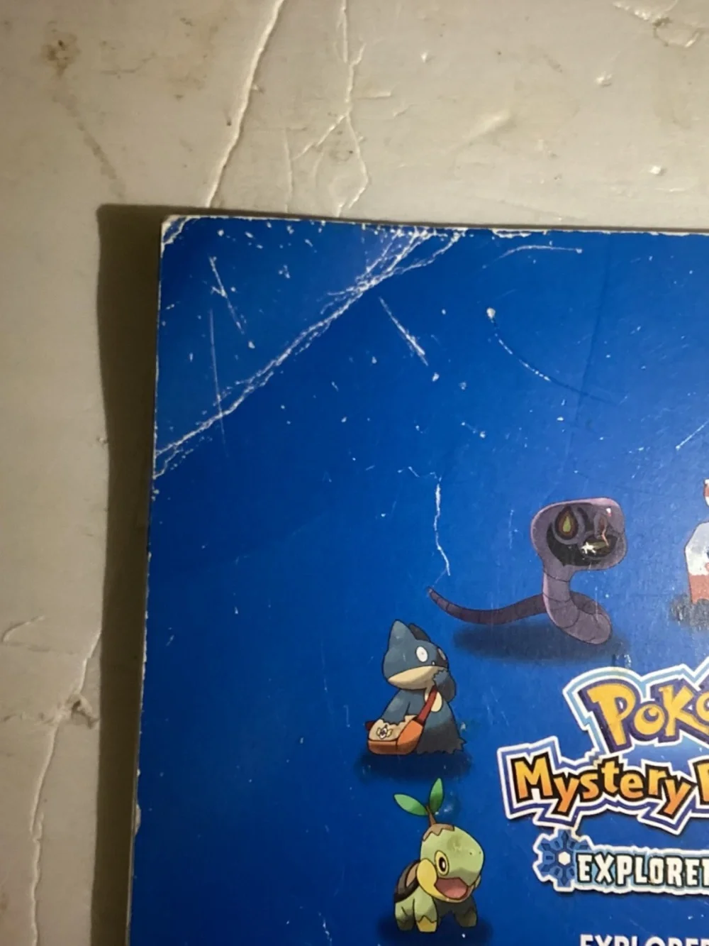 Pokemon Mystery Dungeon Explorers of Time Explorers Guide Poor condition & Spots